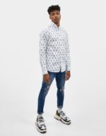Camisa larga regular fit - Imagen 4