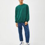 Sudadera con cuello redondo