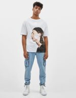 Camiseta de manga corta de gran tamaño