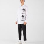 Camisa oversize estampada