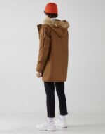Abrigo estilo parka con capucha - Imagen 2