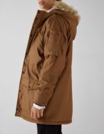Abrigo estilo parka con capucha - Imagen 3