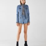 Reverso de chaqueta vaquera